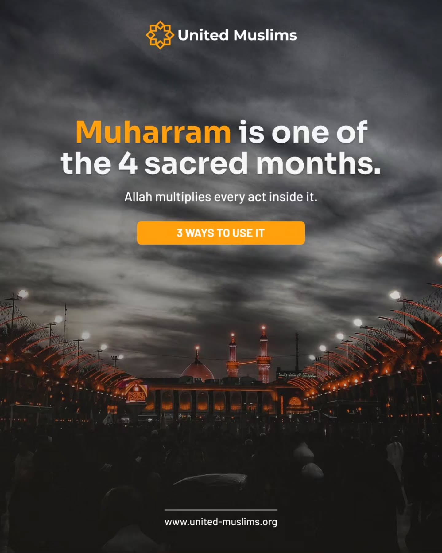 Muharram has begun the month Allah named after Himself. Three…