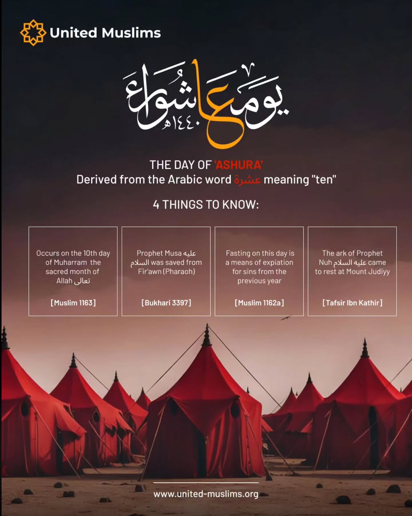 The 10th of Muharram. One of the most sacred days…