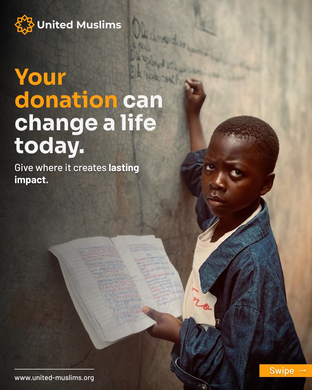 Your donation is not just money it can be education,…