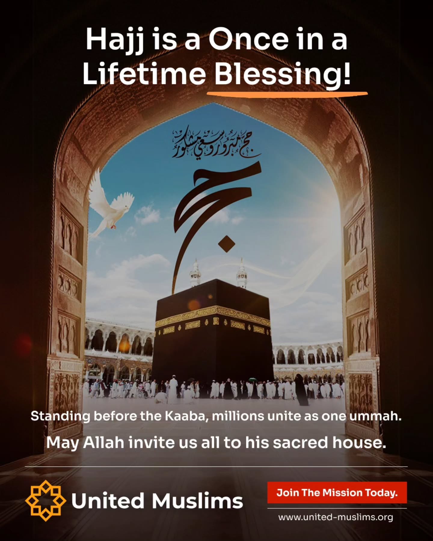 Millions stand before the Kaaba as one Ummah, no rich,…