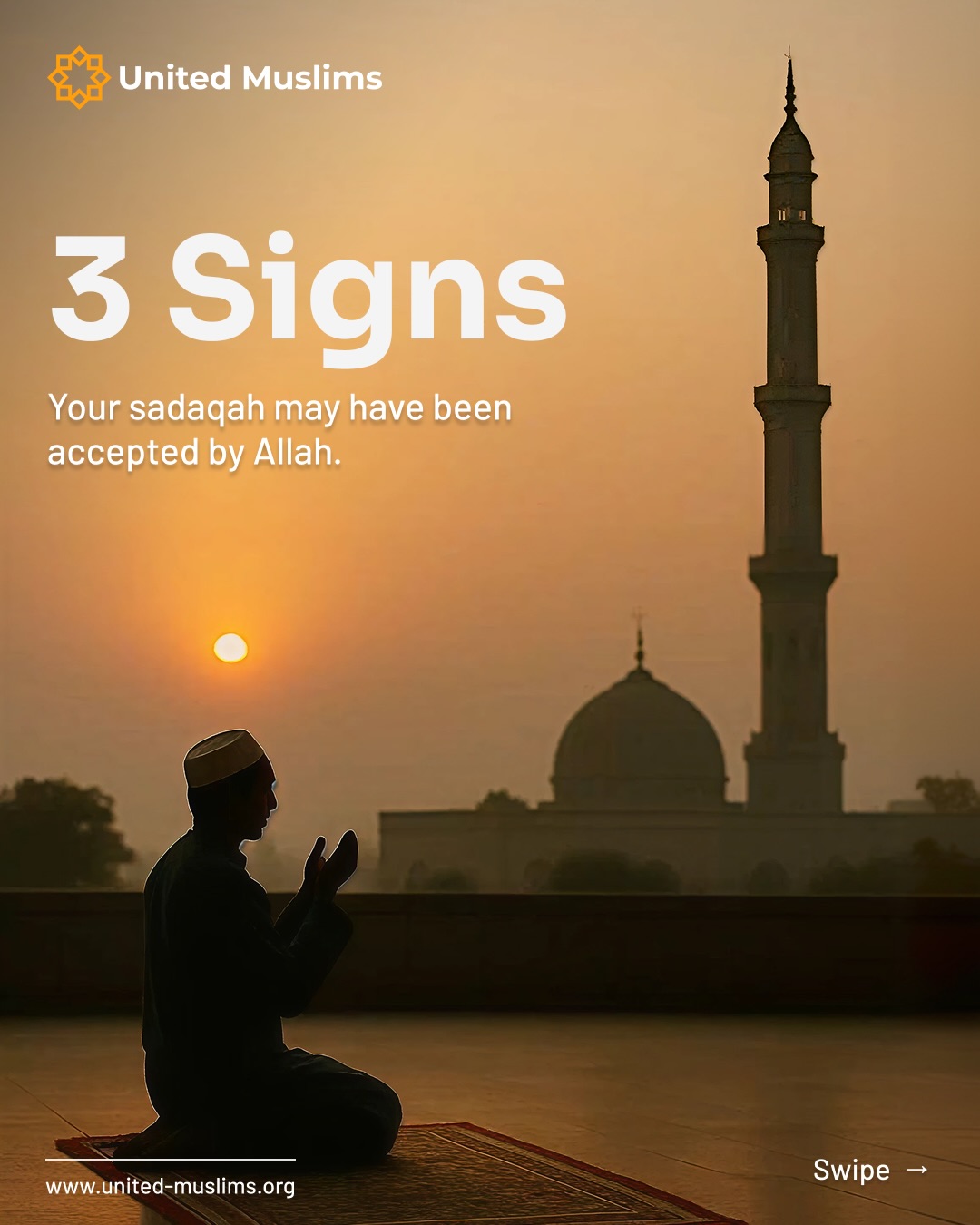 3 Signs your sadaqah may have been accepted.   A…