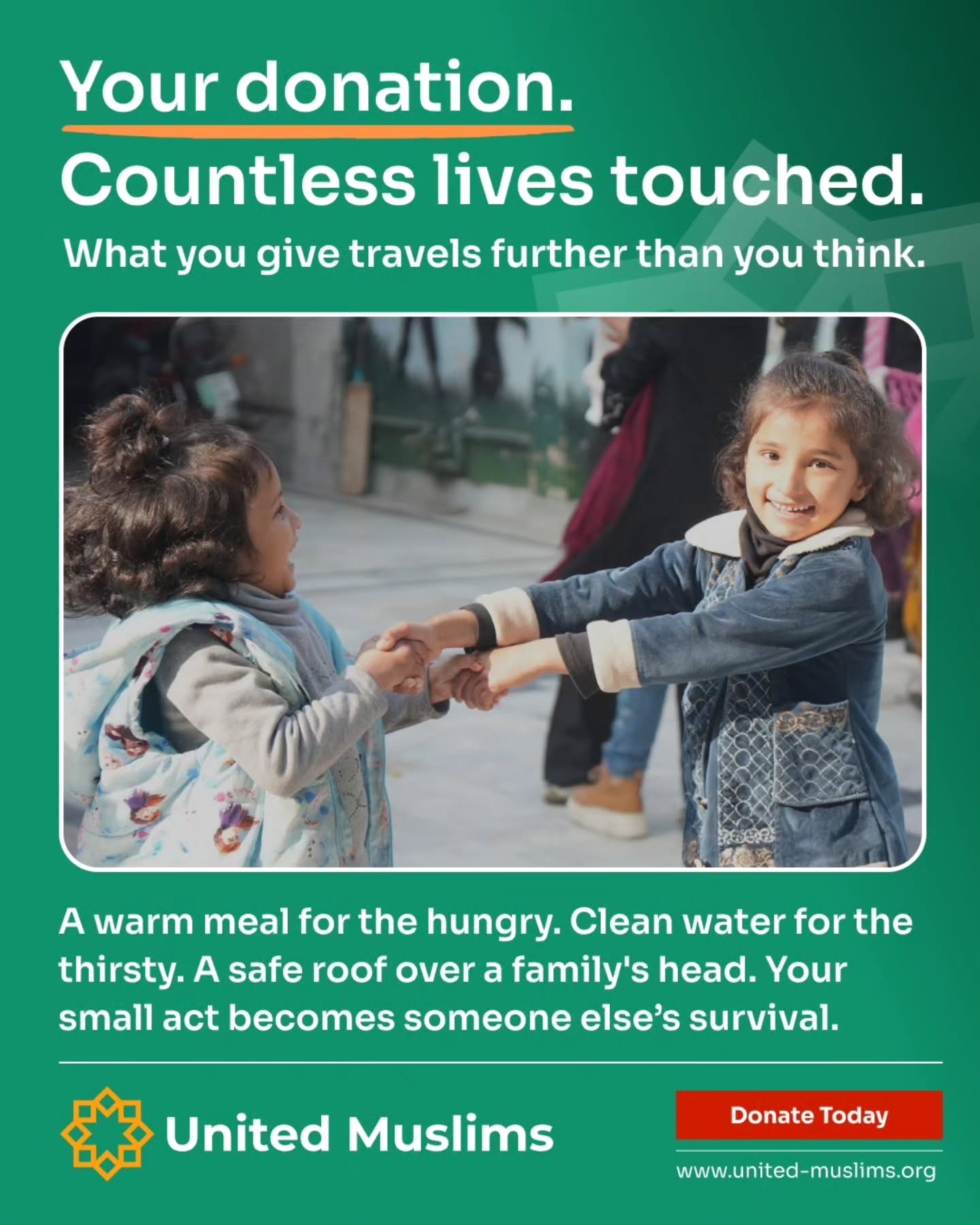 What if your donation was the reason a child ate…