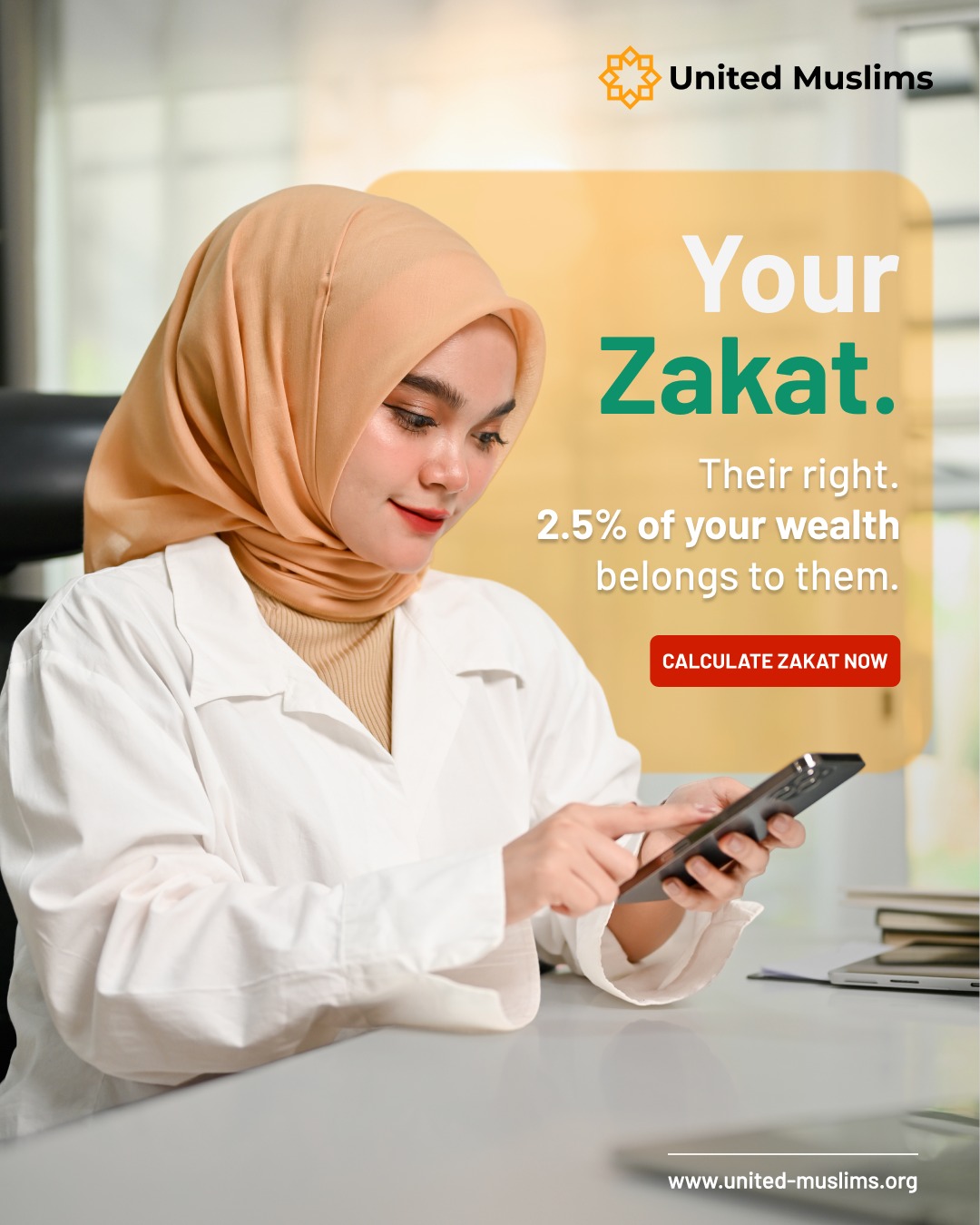 Zakat is not charity. It is their right. 2.5% of…