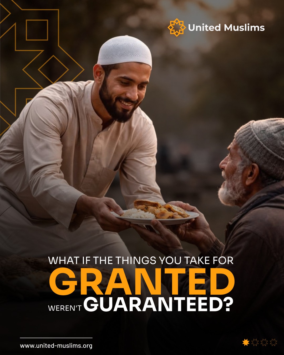 What if the things you take for granted weren't guaranteed?…