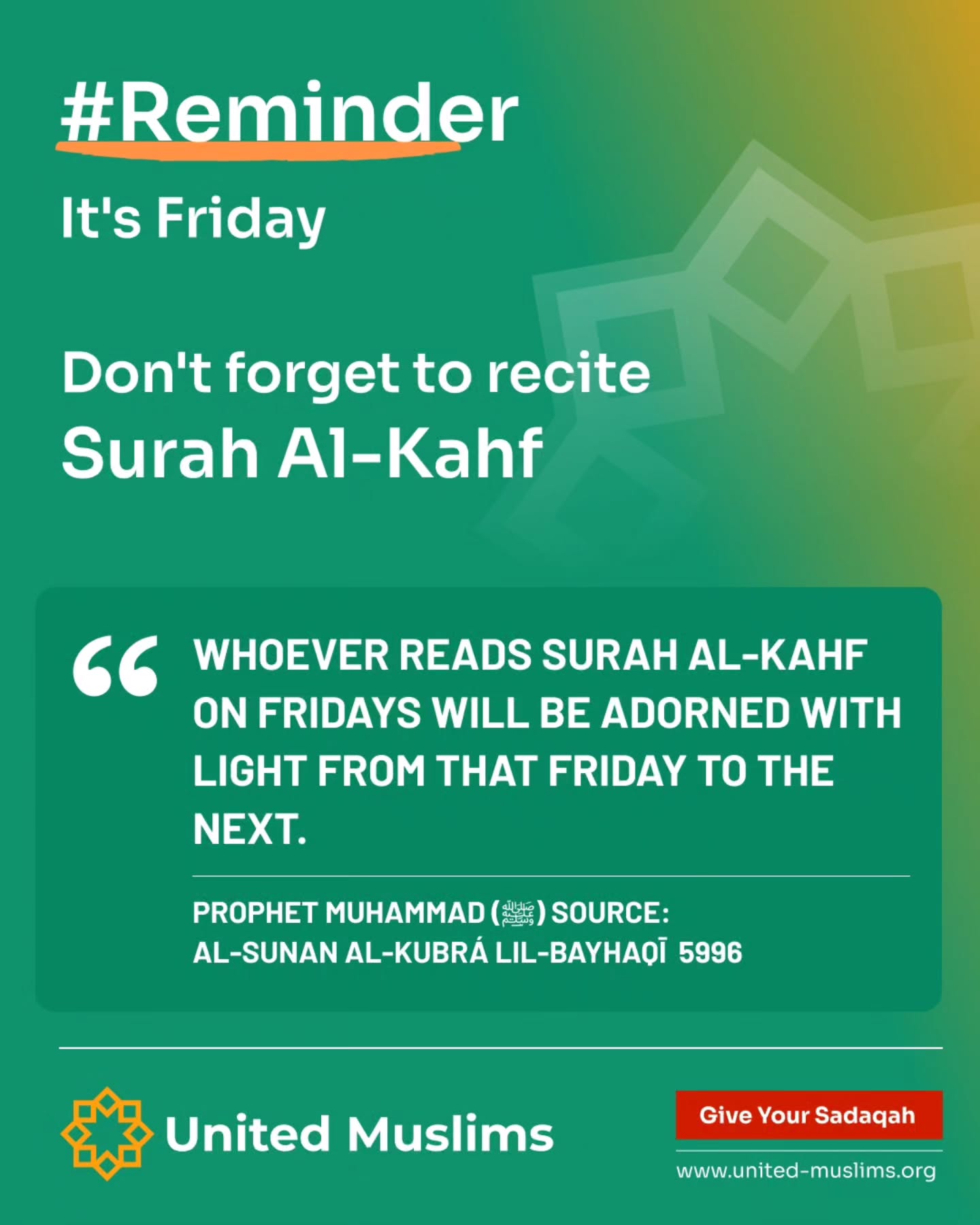 Friday is not just a day, it’s a reset for…